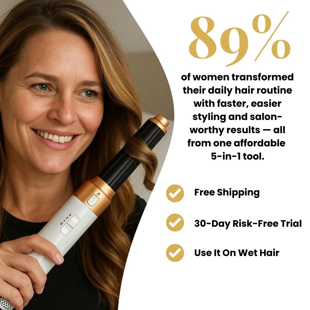 Éclat Dryer | 5-in-1 Hair Dryer Brush