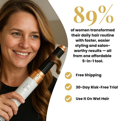 Éclat Dryer | 5-in-1 Hair Dryer Brush