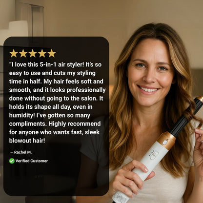 Éclat Dryer | 5-in-1 Hair Dryer Brush